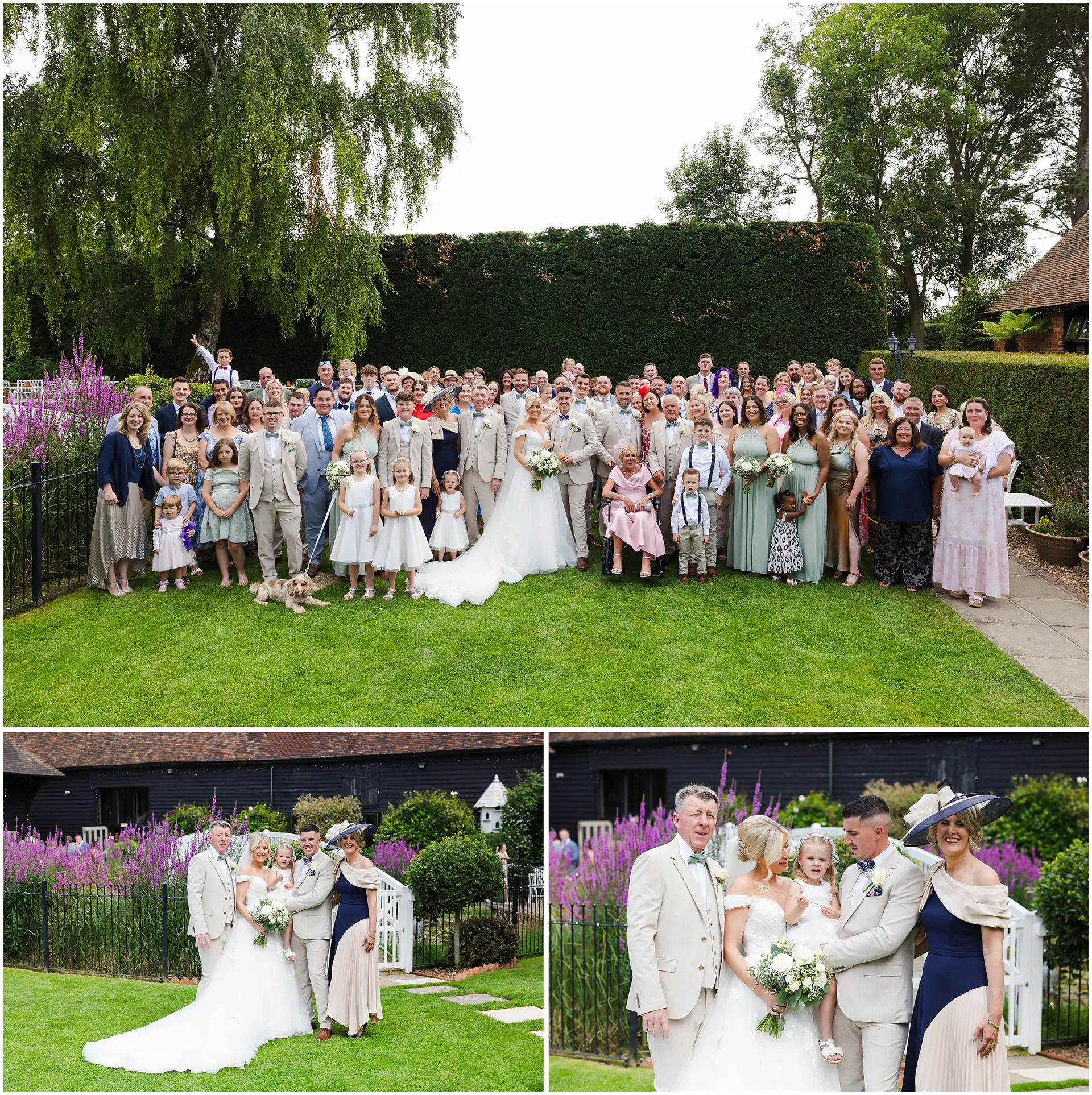 family group photos at Winters Barns