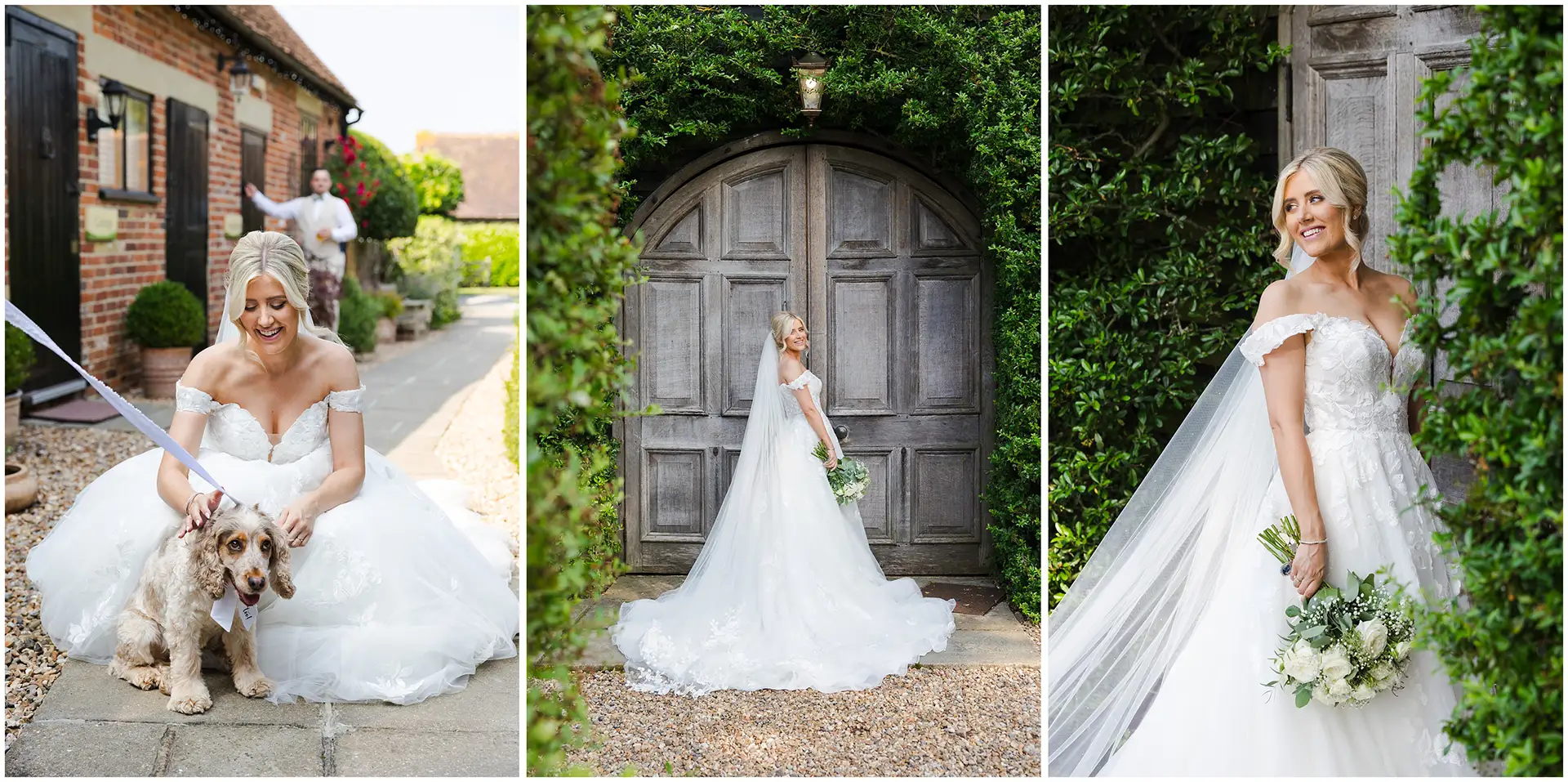 bride and groom couples photos at Winters Barns