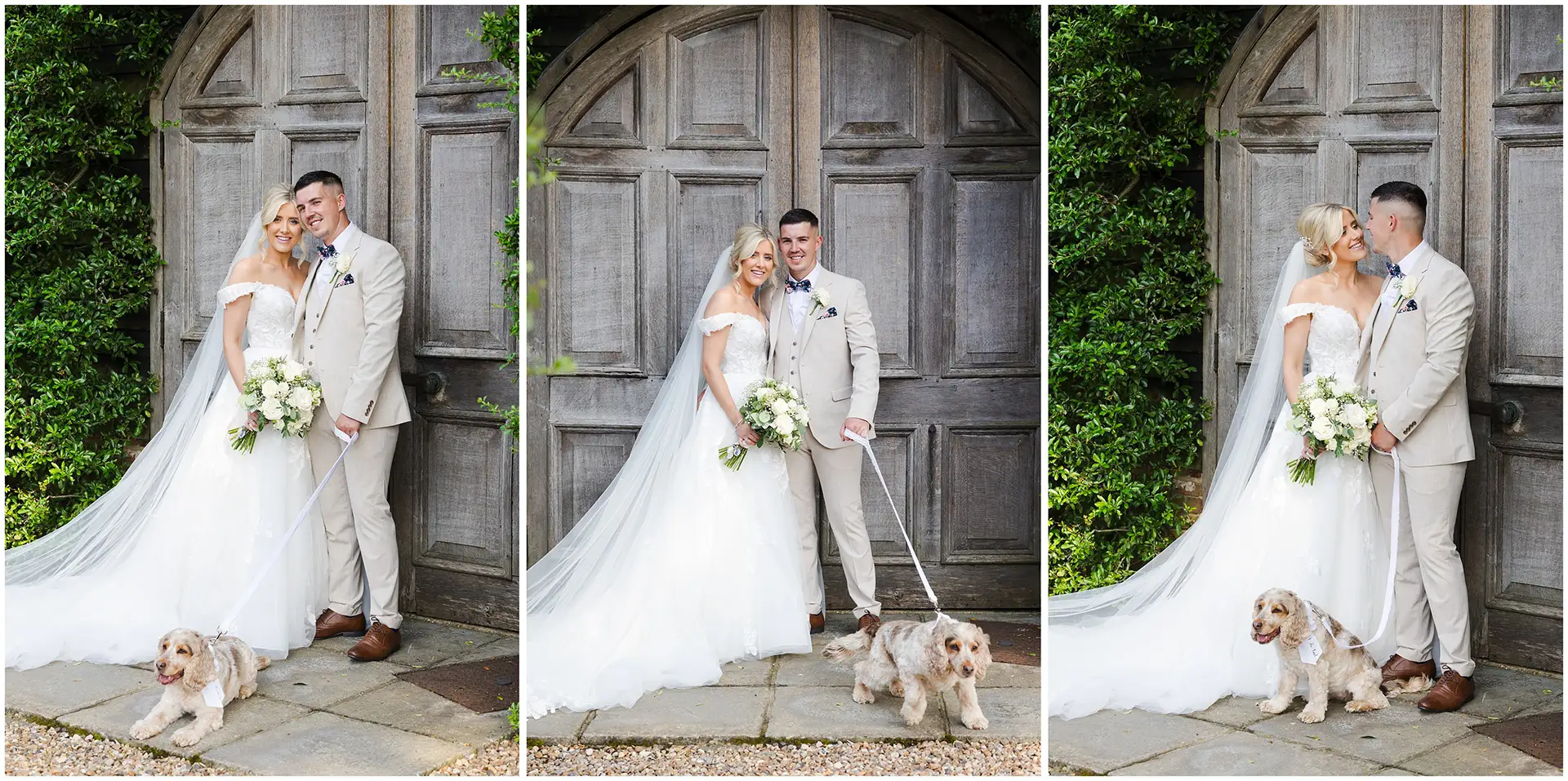 bride and groom couples photos at Winters Barns