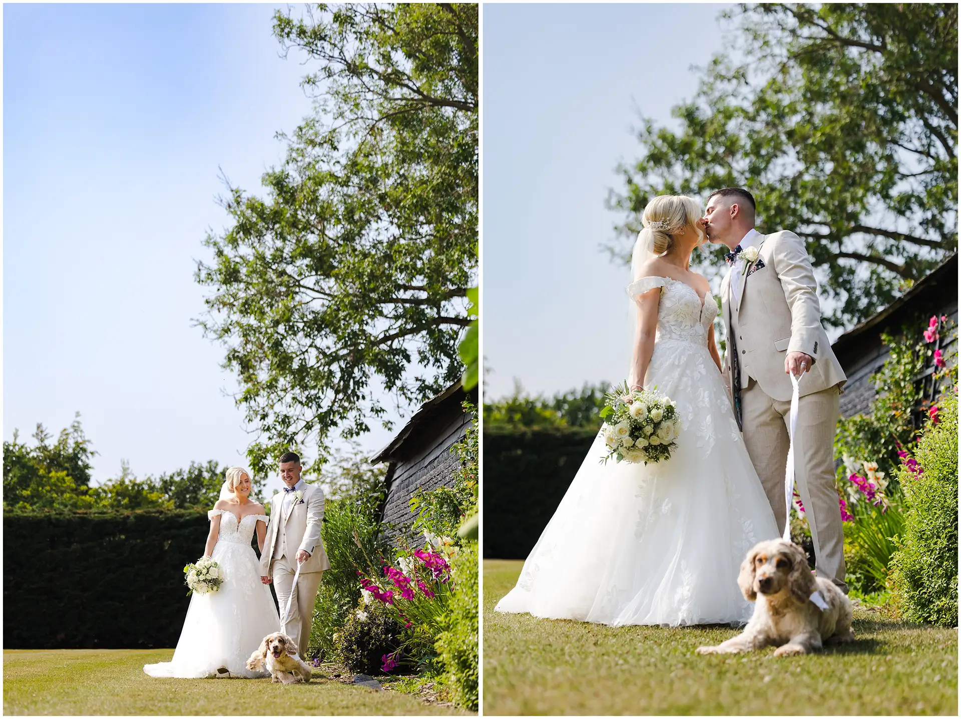bride and groom couples photos at Winters Barns