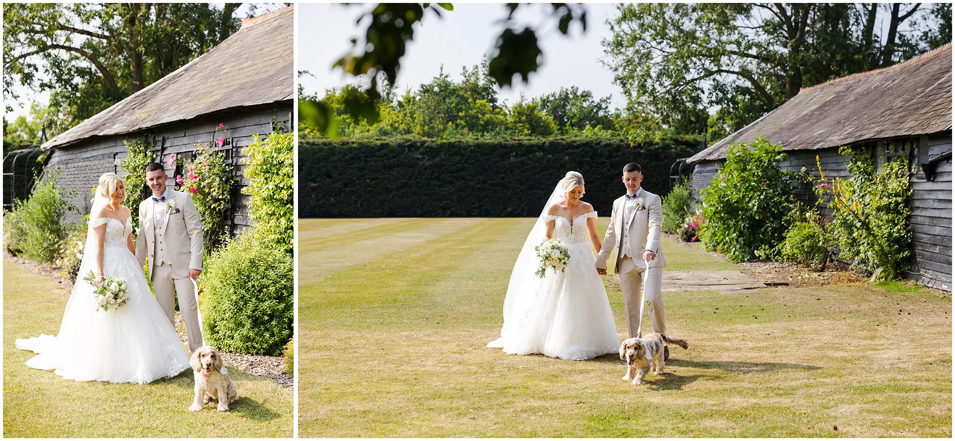 bride and groom couples photos at Winters Barns