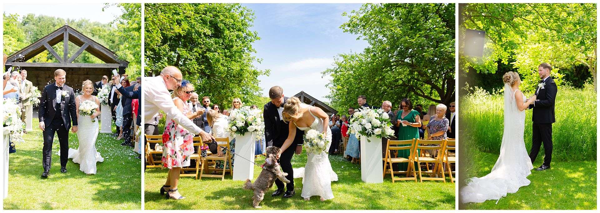 wedding aisle, dogs chapel house wedding venue by Louisa Dettmer Photography