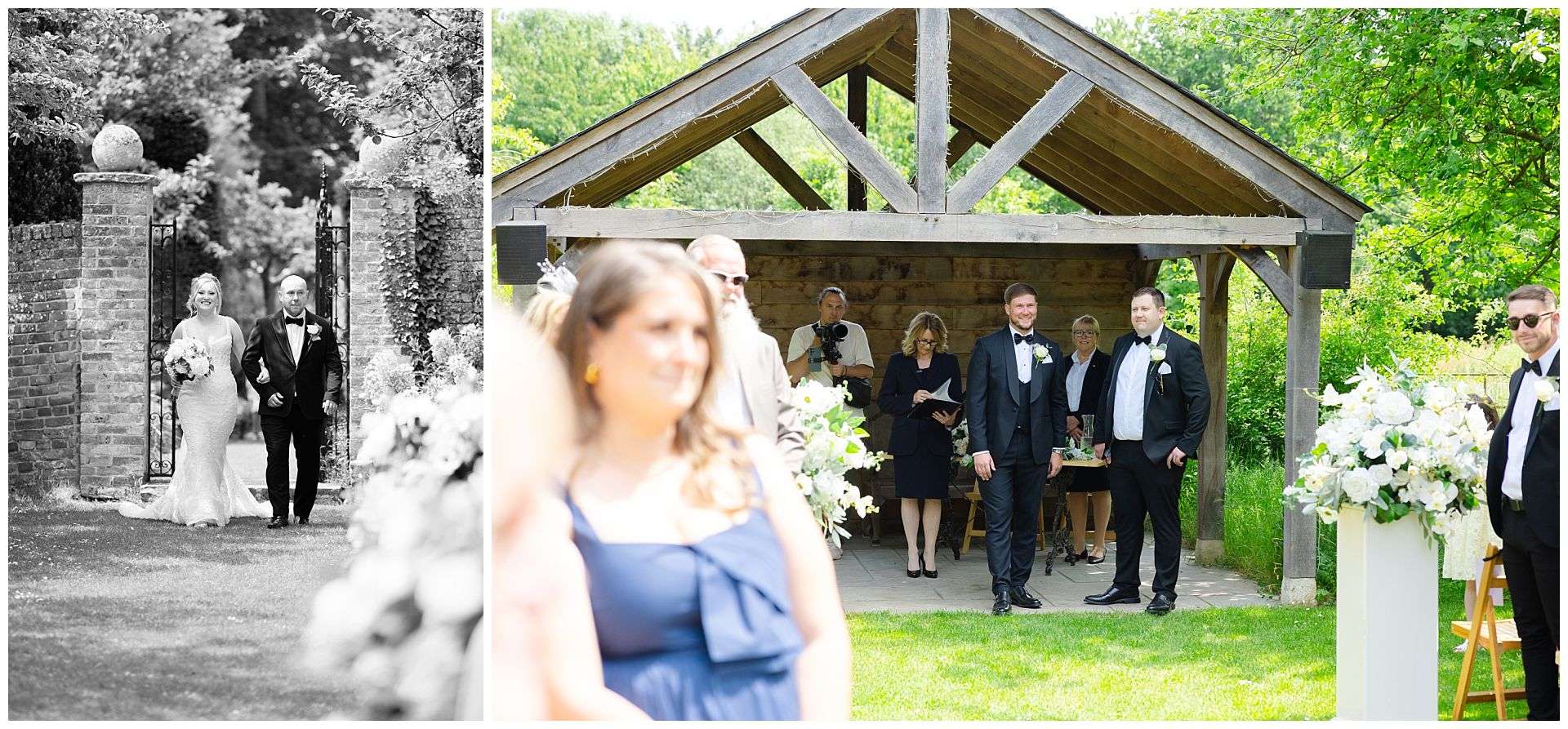 aisle walk by Louisa Dettmer Photography