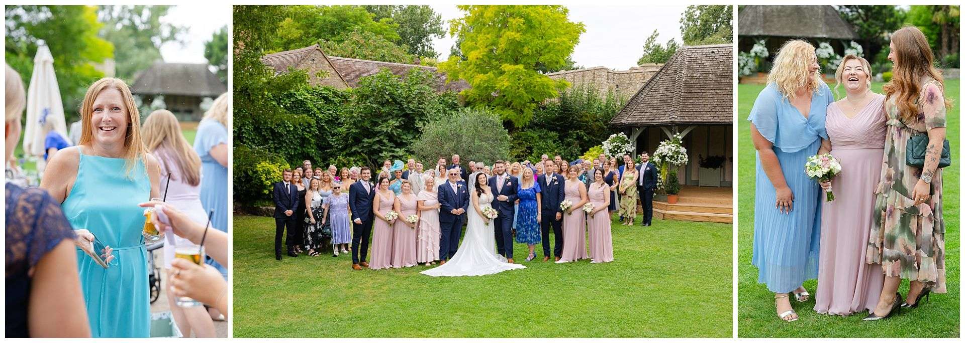 wedding guest photographs at Cooling Castle Barn Wedding Venue by Louisa Dettmer Photography