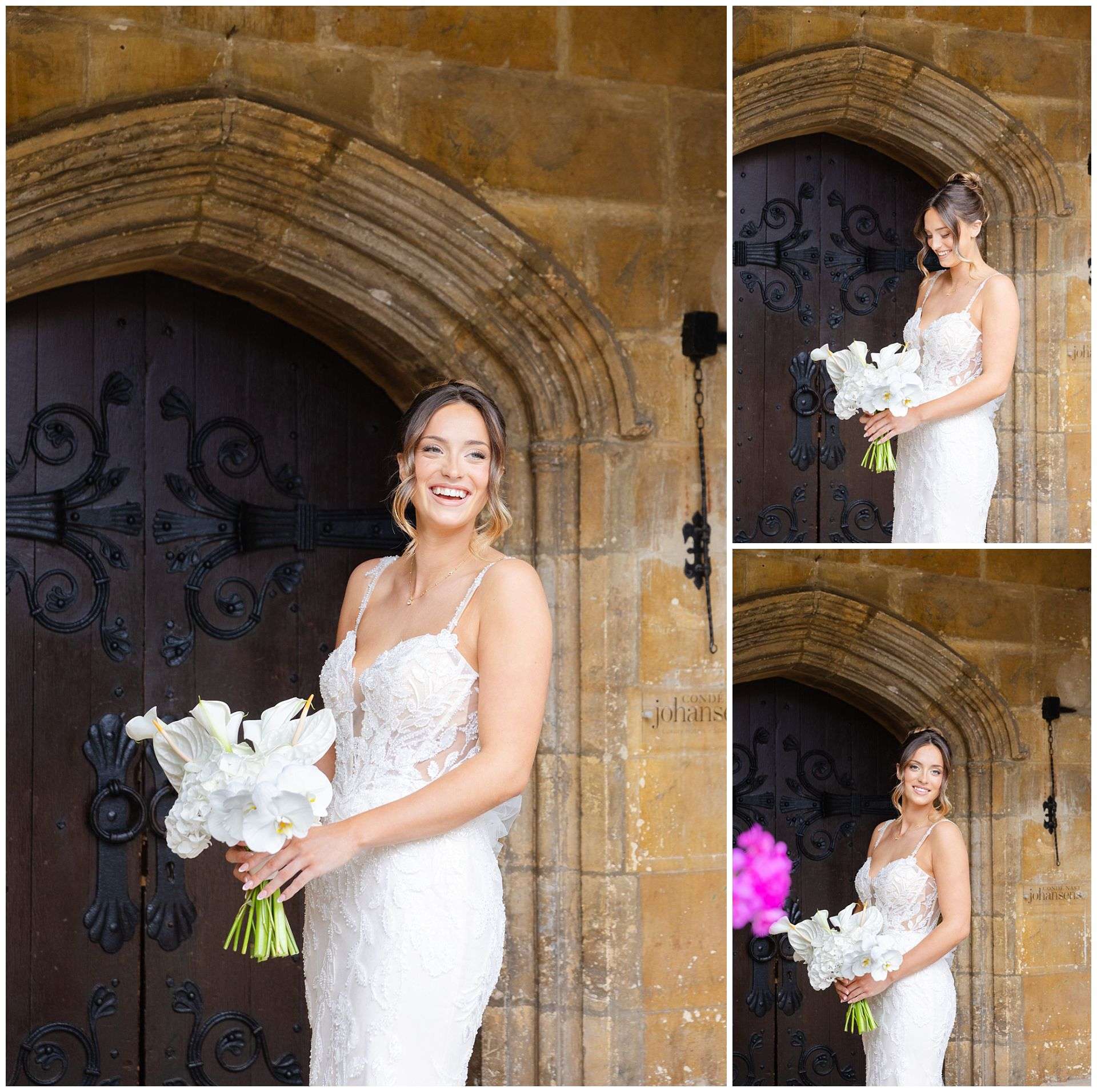 bridal portrait by stone arch eastwell manor photo shoot by louisa dettmer photography