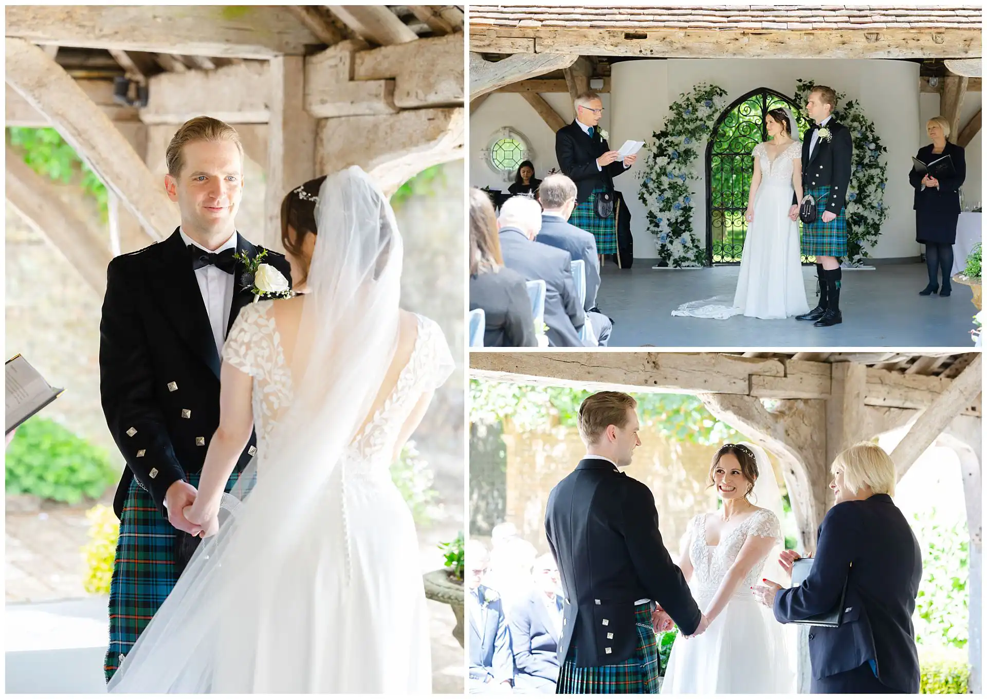 rustic scottish wedding ceremony wedding ceremony, eastwell manor hotel, louisa dettmer photography