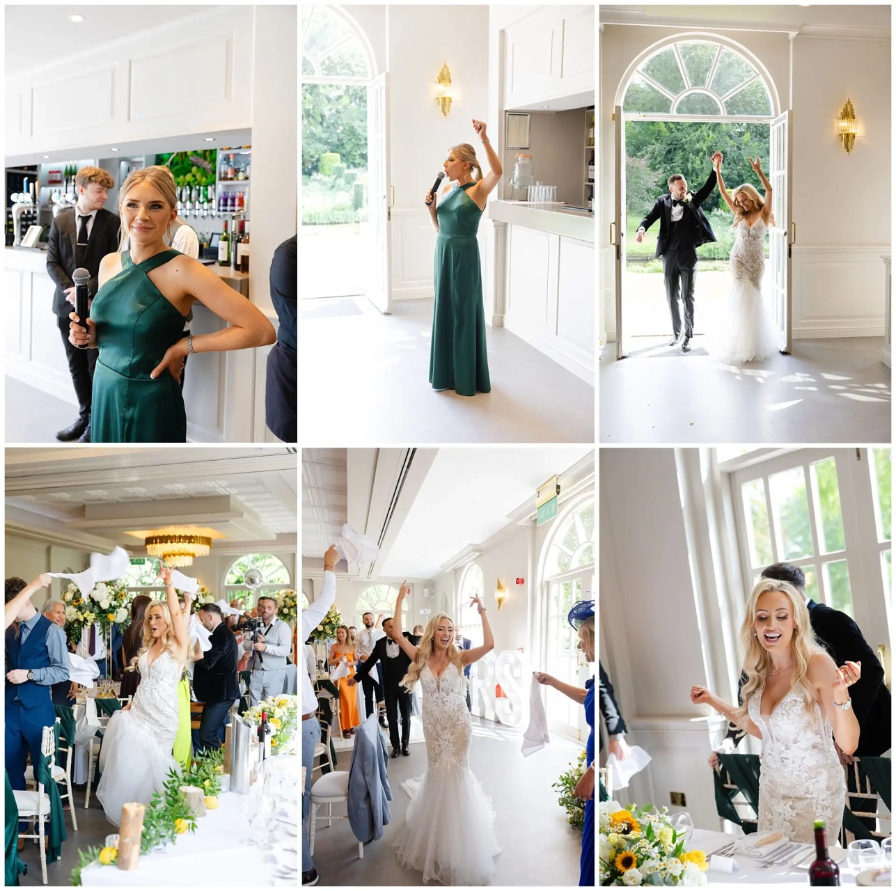 wedding reception highlights Wedding speeches at the Orangery Maidstone by Louisa Dettmer Photography